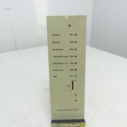 Hauser SVC 225 V61 Servoverstarker Amplifier Module Serie: 22 Fabr.-Nr: 77503