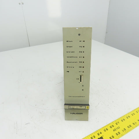 Hauser SVC 225 V61 Servoverstarker Amplifier Module Serie: 22 Fabr.-Nr: 77503