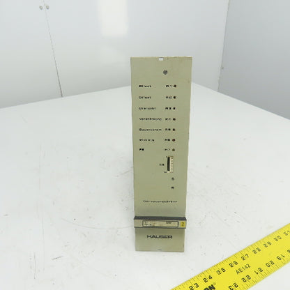 Hauser SVC 225 V61 Servoverstarker Amplifier Module Serie: 22 Fabr.-Nr: 77503
