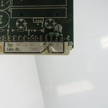 Hauser SVC 225 V61 Servoverstarker Amplifier Module Serie: 22 Fabr.-Nr: 77503
