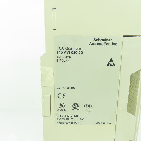 Schneider 140 AVI 030 00 TSX Quantum 8CH Bipolar Analog Input Module