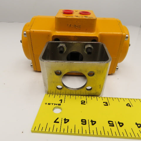 Pneumatic Valve Actuator 120PSI 1/4" NPT 1/2" Valve Stem