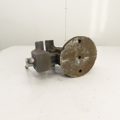 Columbian D46 6" Steel Jaw Stationary Machinist Bench Vise 7" Open USA Made