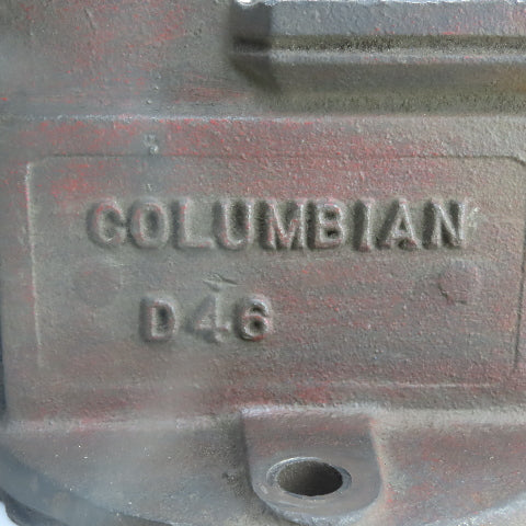 Columbian D46 6" Steel Jaw Stationary Machinist Bench Vise 7" Open USA Made