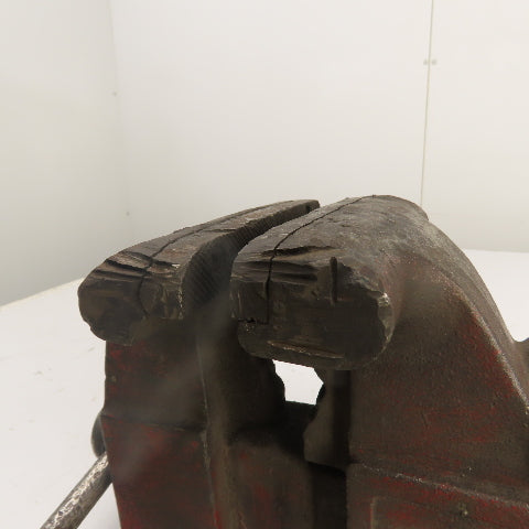 Columbian D46 6" Steel Jaw Stationary Machinist Bench Vise 7" Open USA Made