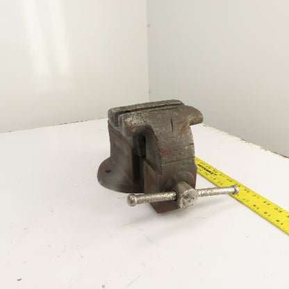 Columbian D46 6" Steel Jaw Stationary Machinist Bench Vise 7" Open USA Made