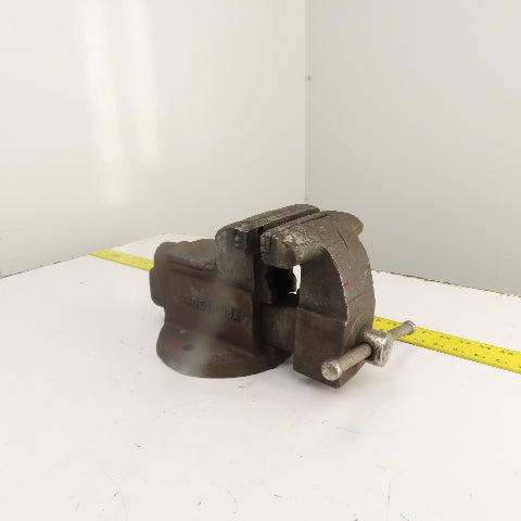 Columbian D46 6" Steel Jaw Stationary Machinist Bench Vise 7" Open USA Made