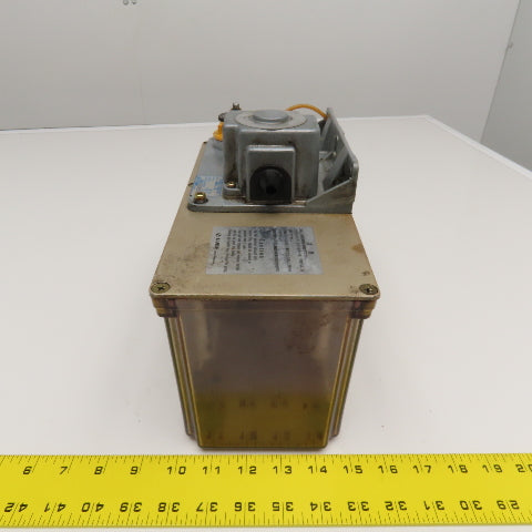 Lube MMXL-III 100VAC Automatic Lubricator Pump 3 Liter Plastic Parts/Repair