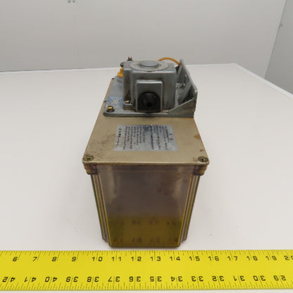 Lube MMXL-III 100VAC Automatic Lubricator Pump 3 Liter Plastic Parts/Repair