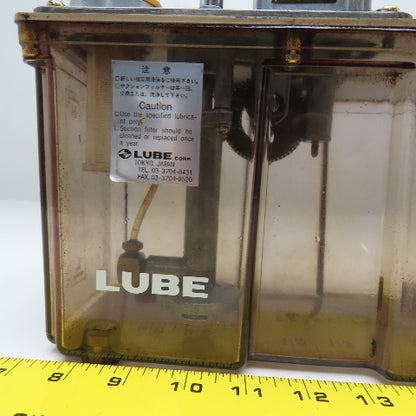 Lube MMXL-III 100VAC Automatic Lubricator Pump 3 Liter Plastic Parts/Repair