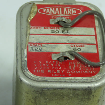 Panalarm 50-F1 Relay 11-Pin 120V Lot Of 2