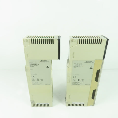 Schneider 140 DDI 353 00 TSX Quantum Input Module DC IN 24V 4X8 SINK Lot Of 2