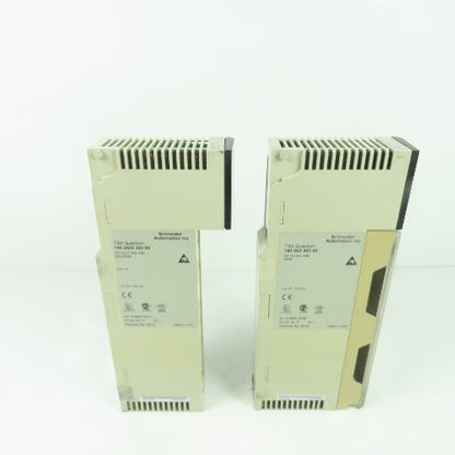Schneider 140 DDI 353 00 TSX Quantum Input Module DC IN 24V 4X8 SINK Lot Of 2