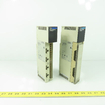 Schneider 140 DDI 353 00 TSX Quantum Input Module DC IN 24V 4X8 SINK Lot Of 2