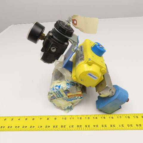 Jamesbury 7150O313600XTZ2 1" Stainless Steel Ball Valve Actuator For Oxygen