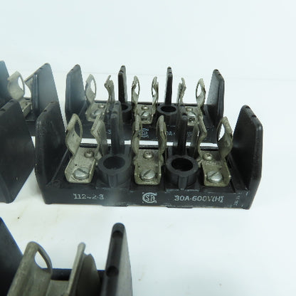 Maxi Modular 11242-3 3-Pole 30A Fuse Holder Block 600V Lot Of 8