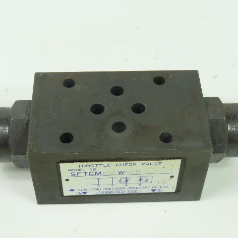 Sumitomo SFTCM-02W-20 Throttle Check Valve