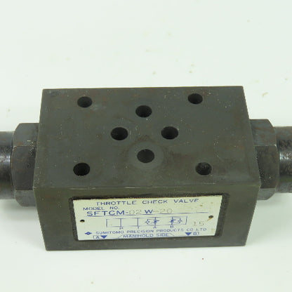 Sumitomo SFTCM-02W-20 Throttle Check Valve