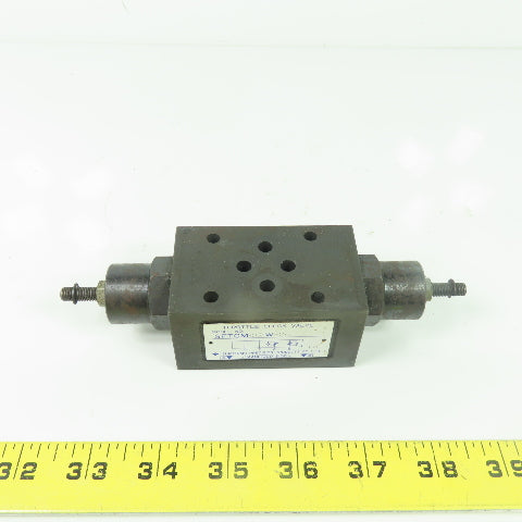 Sumitomo SFTCM-02W-20 Throttle Check Valve