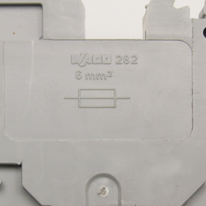 Wago 282 Single Pole DIN Mount Fuse Terminal Block 400V 30A Max Lot Of 3