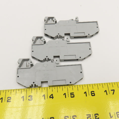 Wago 282 Single Pole DIN Mount Fuse Terminal Block 400V 30A Max Lot Of 3
