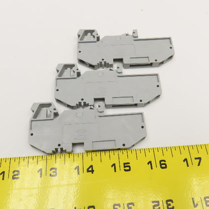 Wago 282 Single Pole DIN Mount Fuse Terminal Block 400V 30A Max Lot Of 3