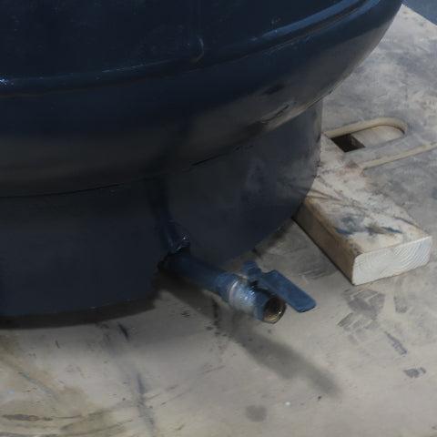 Nat'l.BD & MFG. 200 Gallon Vertical Compressed Air Receiver Tank 125PSI