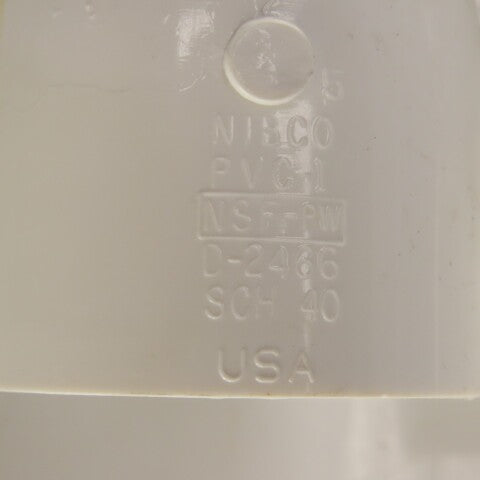 Nibco D-2466 2" SCH 40 PVC Elbow Socket 90-¦ Lot Of 10