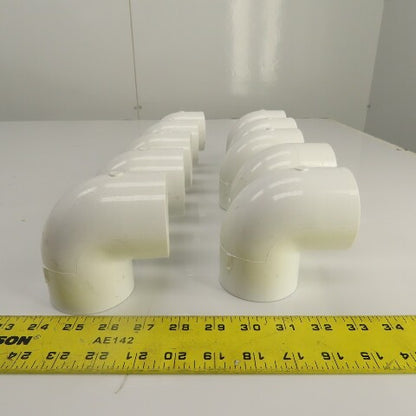 Nibco D-2466 2" SCH 40 PVC Elbow Socket 90-¦ Lot Of 10