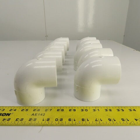 Nibco D-2466 2" SCH 40 PVC Elbow Socket 90-¦ Lot Of 10