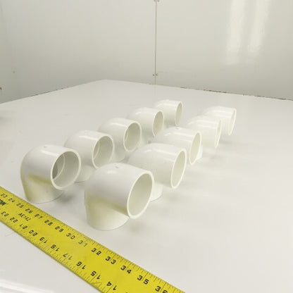 Nibco D-2466 2" SCH 40 PVC Elbow Socket 90-¦ Lot Of 10