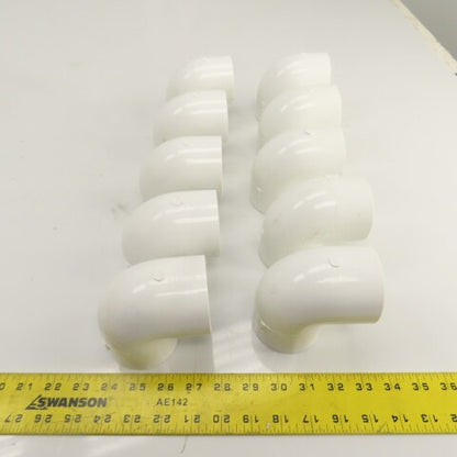 Nibco D-2466 2" SCH 40 PVC Elbow Socket 90-¦ Lot Of 10