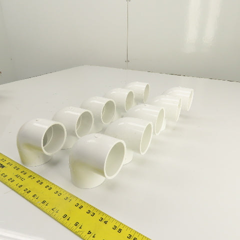 Nibco D-2466 2" SCH 40 PVC Elbow Socket 90° Lot Of 10