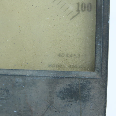 Triplett 420-GL DC Volts 0-100 Panel Meter Lot Of 2