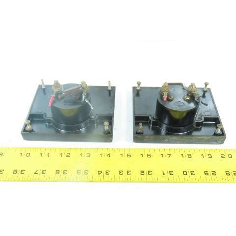 Triplett 420-GL DC Volts 0-100 Panel Meter Lot Of 2