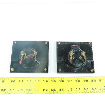 Triplett 420-GL DC Volts 0-100 Panel Meter Lot Of 2