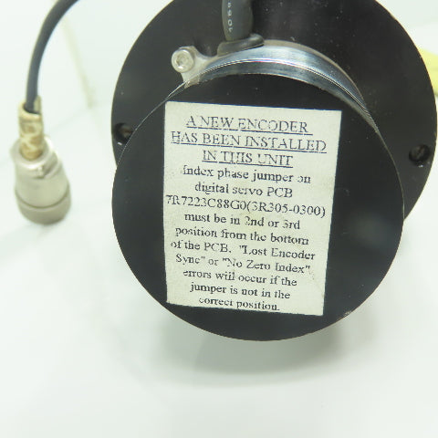 Robbins Myers 0643-08-013 E19-2 Servo Motor W/ ARR Encoder