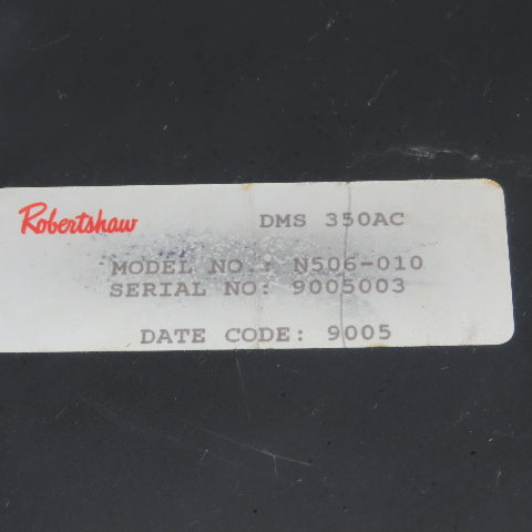 Robertshaw N506-010 Temperature Controller DMS 350AC