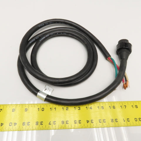 Woodhead 32635 Quick Change Pigtail 14AWG 3 Pole W/ Ground 600V 12A 6'