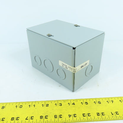 Wiegmann SC040604 6" x 4" x 4" Screw Cover Pull Box Enclosure W/ KO's New