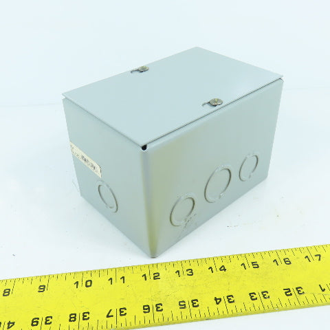 Wiegmann SC040604 6" x 4" x 4" Screw Cover Pull Box Enclosure W/ KO's New