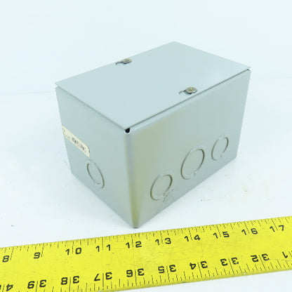 Wiegmann SC040604 6" x 4" x 4" Screw Cover Pull Box Enclosure W/ KO's New