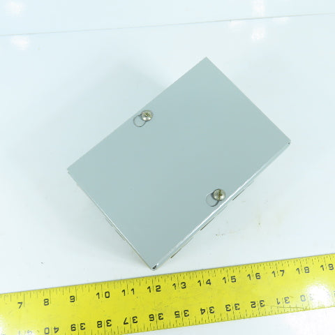Wiegmann SC040604 6" x 4" x 4" Screw Cover Pull Box Enclosure W/ KO's New