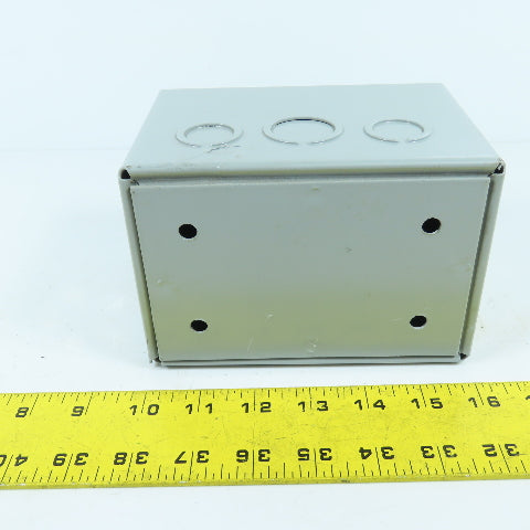 Wiegmann SC040604 6" x 4" x 4" Screw Cover Pull Box Enclosure W/ KO's New