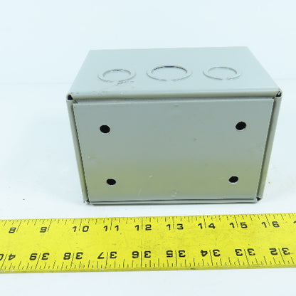 Wiegmann SC040604 6" x 4" x 4" Screw Cover Pull Box Enclosure W/ KO's New
