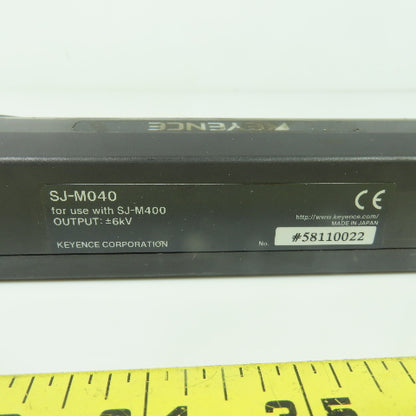 Keyence SJ-M040 Static Eliminator For Use W/ SJ-M400