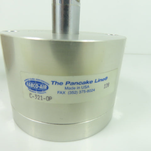 Fabco-Air C-321-0P Single Acting Pneumatic Pancake Cylinder 3/4" Stroke