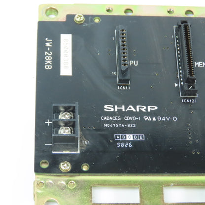 Sharp CADACES CDV0-I Circuit Board Chassis 94V-0 JW-28KB