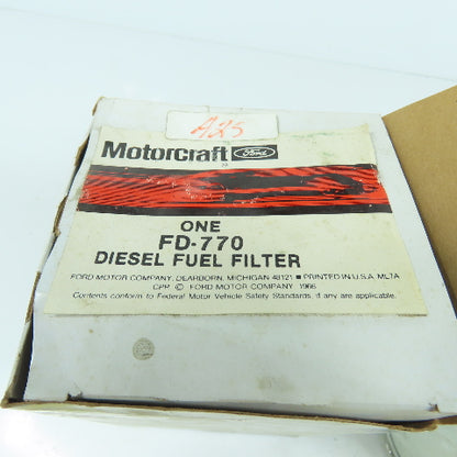 Motorcraft FD-770 533366 Diesel Fuel Filter