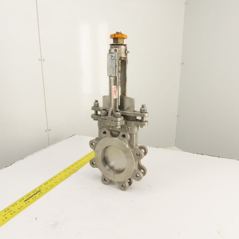 A-C 76-6 4" Stainless Steel 8-Bolt Lug Mount Gate Knife Valve